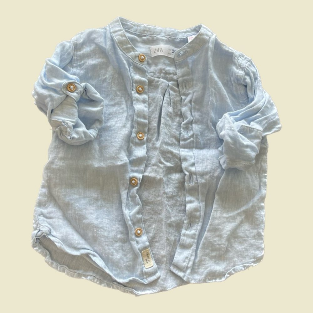 Toddler Zara Light Blue Button Down (18-24 M)